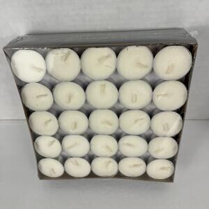 Amari Tea Lights Candles 100 Count White Unscented .32 oz